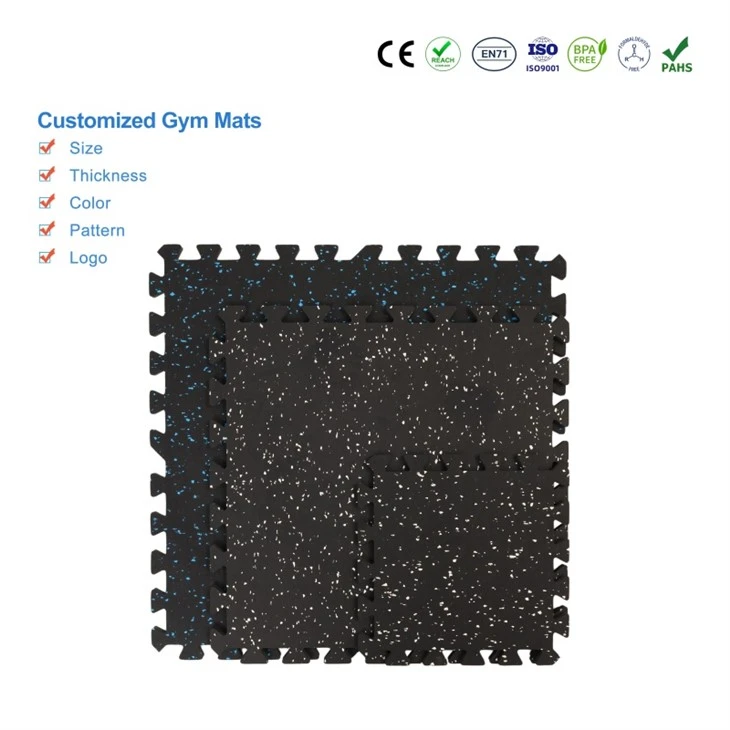 Interlocking Rubber Gym Mats factory