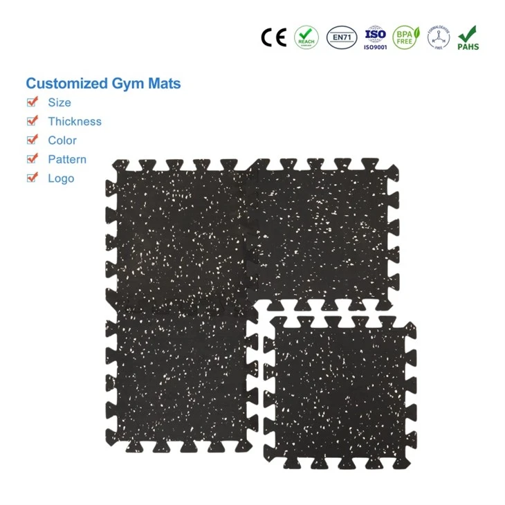 Interlocking Rubber Gym Mats high quality